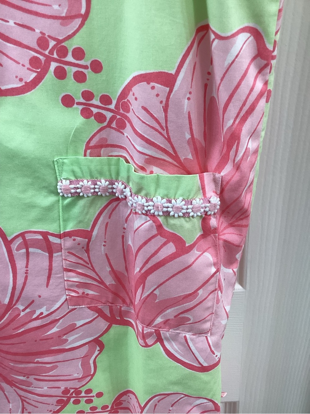Lilly Pulitzer Pink and Mint Floral Shift Dress - Picture 2 of 4
